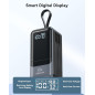 Chargeur Portable 65W Power Bank Rapide USB-C avec Câble Intégré, 4 Sorties, Compatible iPhone, iPad, MacBook, Samsung, Dell Chargeur Portable 65W Power Bank Rapide USB-C avec Câble Intégré, 4 Sorties, Compatible iPhone, iPad, MacBook, Samsung, Dell