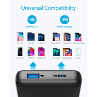 Power Bank Anker 20000mAh PD 18W pour iPhone & Samsung