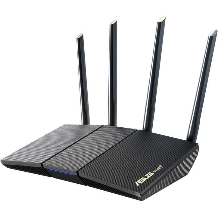 ASUS RT-AX1800S Routeur WiFi 6 Dual Band, Sécurité Sans Abonnement, Contrôle Parental, VPN Intégré, AiMesh ASUS RT-AX1800S Routeur WiFi 6 Dual Band, Sécurité Sans Abonnement, Contrôle Parental, VPN Intégré, AiMesh