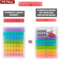 Organisateur de Pilules 7 Fois par Jour Hebdomadaire avec Application Medisafe Premium Incluse Organisateur de Pilules 7 Fois par Jour Hebdomadaire avec Application Medisafe Premium Incluse