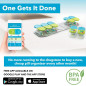 Sagely Smart XL Weekly Pill Organizer - AM/PM Twice Daily, Travel Containers & Free Reminder App Sagely Smart XL Weekly Pill Organizer - AM/PM Twice Daily, Travel Containers & Free Reminder App