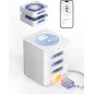 Distributeur Automatique de Pilules 42 Jours – Écran LCD, Alarme Sonore & Lumineuse, Verrou Digital, 3 Plateaux Blanc Distributeur Automatique de Pilules 42 Jours – Écran LCD, Alarme Sonore & Lumineuse, Verrou Digital, 3 Plateaux Blanc