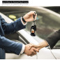 Alcootest numérique GREENWON avec écran LCD, alerte sonore, porte-clés portable et embout de rechange, noir