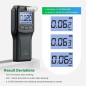 Police-Grade Breathalyzer Alcohol Tester with Fuel Cell Sensor, 10 Mouthpieces - Black Police-Grade Breathalyzer Alcohol Tester with Fuel Cell Sensor, 10 Mouthpieces - Black