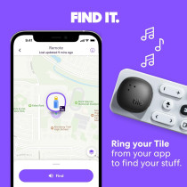 Tile Life360 Essentials 4-Pack - Bluetooth Trackers for Keys & Wallets
