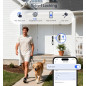 Veise VE017 Fingerprint Smart Door Lock, 7-in-1 Keyless Entry, App Control, Auto Lock, Matte Black