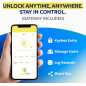 LOCKSTAR® Smart Door Lock – Keyless Entry with App, Fingerprint, Keypad, Card FOB, Key & Smart Home Compatible