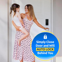 LOCKSTAR® Serrure Intelligente • Entrée Sans Clé • APP & Empreinte