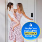 LOCKSTAR® Smart Door Lock – Keyless Entry with App, Fingerprint, Keypad, Card FOB, Key & Smart Home Compatible