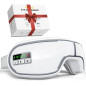 Appareil de Massage des Yeux avec Chaleur, Musique, Compression - Soulagement Migraine et Fatigue Oculaire