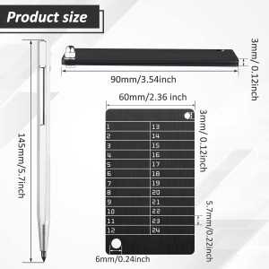 Hotop Portefeuilles Crypto & Stylo Marquage Métal Bip39 Noir