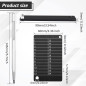 Hotop 2 Crypto Wallets with Metal Plate Marking Pen, Hardware Cold Backup for Bitcoin BIP39 (Black) Hotop 2 Crypto Wallets with Metal Plate Marking Pen, Hardware Cold Backup for Bitcoin BIP39 (Black)