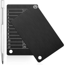 Hotop Portefeuilles Crypto & Stylo Marquage Métal Bip39 Noir