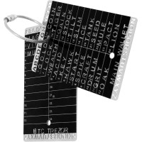 Crypto Seed Bank - Coffret Acier Gravé Précis - Stockage Sécurisé Bitcoin - 2 Cartes 24 Mots - Cold Wallet