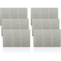 Porte-feuille crypto acier 6 plates - stockage sécurisé Bitcoin