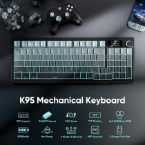 RedThunder K95 Wireless Mechanical Keyboard with TFT Screen & RGB Backlit
