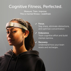 Muse S Athena : Bandeau Neurofeedback pour Méditation Carbon