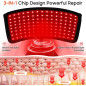 Appareil 3 en 1 de luminothérapie rouge 660NM & 850NM pour corps et visage – tapis, ceinture, support amovibles Appareil 3 en 1 de luminothérapie rouge 660NM & 850NM pour corps et visage – tapis, ceinture, support amovibles