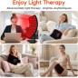Appareil 3 en 1 de luminothérapie rouge 660NM & 850NM pour corps et visage – tapis, ceinture, support amovibles Appareil 3 en 1 de luminothérapie rouge 660NM & 850NM pour corps et visage – tapis, ceinture, support amovibles