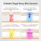 INIA Wireless Red Light Therapy Mask with Near-Infrared LED, Rechargeable & Ergonomic for Face Glow
