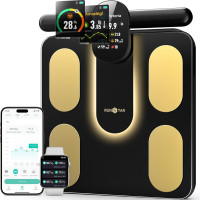 RunStar Balance Intelligente Éligible FSA&HSA, 28 Mesures Corporelles, Écran TFT Couleur, 8 Électrodes