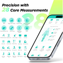 Pèse-personne RunStar Smart Électrodes, IMC & Masse Musculaire
