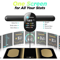Pèse-personne RunStar Smart Électrodes, IMC & Masse Musculaire