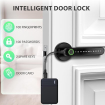 Fingerprint Door Lock Biometric Keypad Keyless Entry Door Knob for Bedrooms, Home, Office, Hotel, Apartment