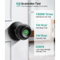 Smart Fingerprint Door Lock Knob with App Control, Keyless Thumbprint Entry for Home, Office & Garage Smart Fingerprint Door Lock Knob with App Control, Keyless Thumbprint Entry for Home, Office & Garage