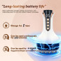 35-Speed 3-in-1 Lymphatic Drainage Massager with Microcurrent, Heat & Vibration – Anti-Cellulite Body Sculpting Tool (White)
