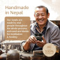 Handmade Tibetan Etched Singing Bowl Set with Case, Cushion, Mallet & Guide – Meditation & Stress Relief Tool Handmade Tibetan Etched Singing Bowl Set with Case, Cushion, Mallet & Guide – Meditation & Stress Relief Tool