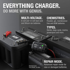 Chargeur Intelligent NOCO GENIUS5 5A 6V/12V avec Protection