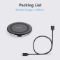 Chargeur sans fil Yootech 10W compatible iPhone 17/16/SE, Samsung Galaxy S25/S24/S23, AirPods Pro 3