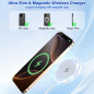 Apple MFi Certified 15W Magnetic Wireless Charger 6FT Fast Charging Pad for iPhone 16/15/14/13/12 & AirPods Apple MFi Certified 15W Magnetic Wireless Charger 6FT Fast Charging Pad for iPhone 16/15/14/13/12 & AirPods