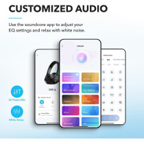 Soundcore Q20i Wireless ANC Headphones - 40H Playtime, Hi-Res Audio