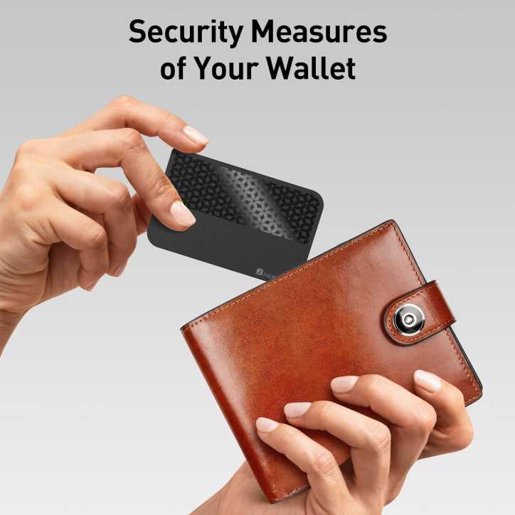 2025 Apple MFi Bluetooth Tracker for iOS – Smart Card Wallet GPS Finder, Keys & Items Locator, 5-10 Years Battery