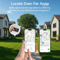 2025 Apple MFi Bluetooth Tracker for iOS – Smart Card Wallet GPS Finder, Keys & Items Locator, 5-10 Years Battery