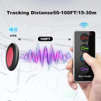 Wireless Key Finder with LED Light - Easy Tracker for Keys & Devices