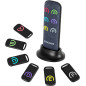 Simjar Key Finder Kit - 1 RF Transmitter & 6 Thinner Receivers, 80dB+ Alert, 131ft Range, Advanced Fabric Remote Simjar Key Finder Kit - 1 RF Transmitter & 6 Thinner Receivers, 80dB+ Alert, 131ft Range, Advanced Fabric Remote
