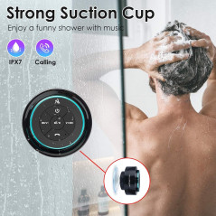 XLeader Pro Shower Speaker IPX7 Bluetooth, Microphone, 12H