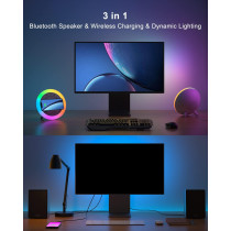 Enceinte Bluetooth Swarmir avec lumières & charge sans fil