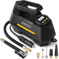 AstroAI Compresseur d'Air Portable 12V avec Manomètre Numérique et Lampe LED pour Voiture, Vélo, Ballons AstroAI Compresseur d'Air Portable 12V avec Manomètre Numérique et Lampe LED pour Voiture, Vélo, Ballons