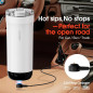 VSITOO S5 Mug de voyage chauffant 16oz, AI auto-chauffant 120-150°F, contrôle mains libres, blanc
