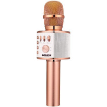 BONAOK Wireless Bluetooth Karaoke Microphone 3-in-1 Portable Mic