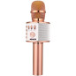 BONAOK Wireless Bluetooth Karaoke Microphone 3-in-1 Portable Speaker Mic for Home Party Q37 Rose Gold BONAOK Wireless Bluetooth Karaoke Microphone 3-in-1 Portable Speaker Mic for Home Party Q37 Rose Gold