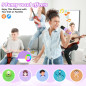 goopow Mini Enceinte Karaoké Bluetooth Portable avec Microphone LED, Cadeau Idéal Enfants 3+ Ans (Violet) goopow Mini Enceinte Karaoké Bluetooth Portable avec Microphone LED, Cadeau Idéal Enfants 3+ Ans (Violet)