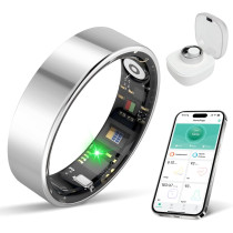 Bague Intelligente Santé Mixte, IP68, Suivi Sommeil & Sport