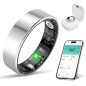 Smart Ring Health Tracker for Men & Women, Sleep & Exercise Monitor, IP68 Waterproof, No Subscription, 5-Day Battery (Si Smart Ring Health Tracker for Men & Women, Sleep & Exercise Monitor, IP68 Waterproof, No Subscription, 5-Day Battery (Si
