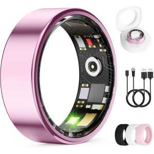 Smart Health Tracker Ring for Men & Women - Heart Rate, Sleep, Waterproof
