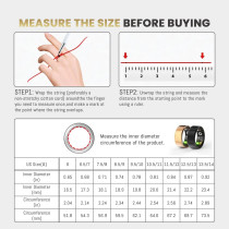 Smart Health Tracker Ring for Men & Women - Heart Rate, Sleep, Waterproof